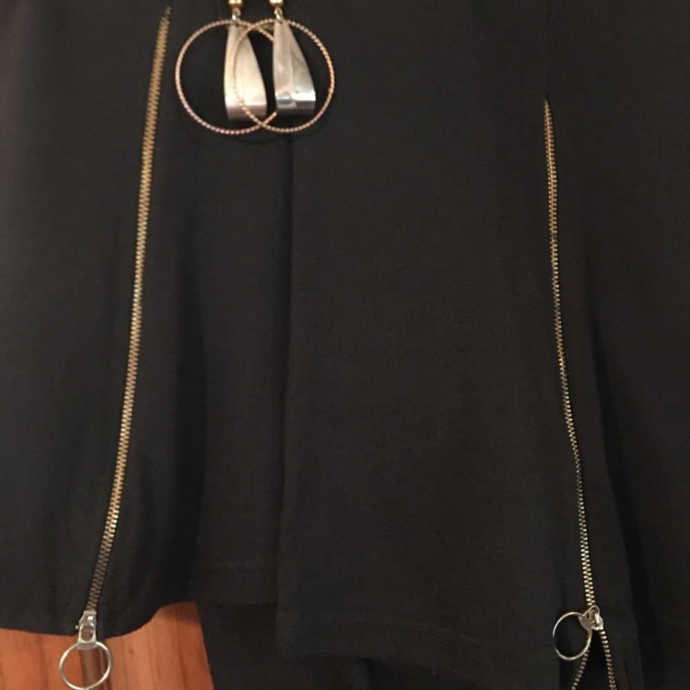 Plus size Black Bell Bottoms Plus FREE Earrings!